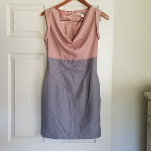 Love21 S Dusty Rose and Gray Dress Very Good Condi